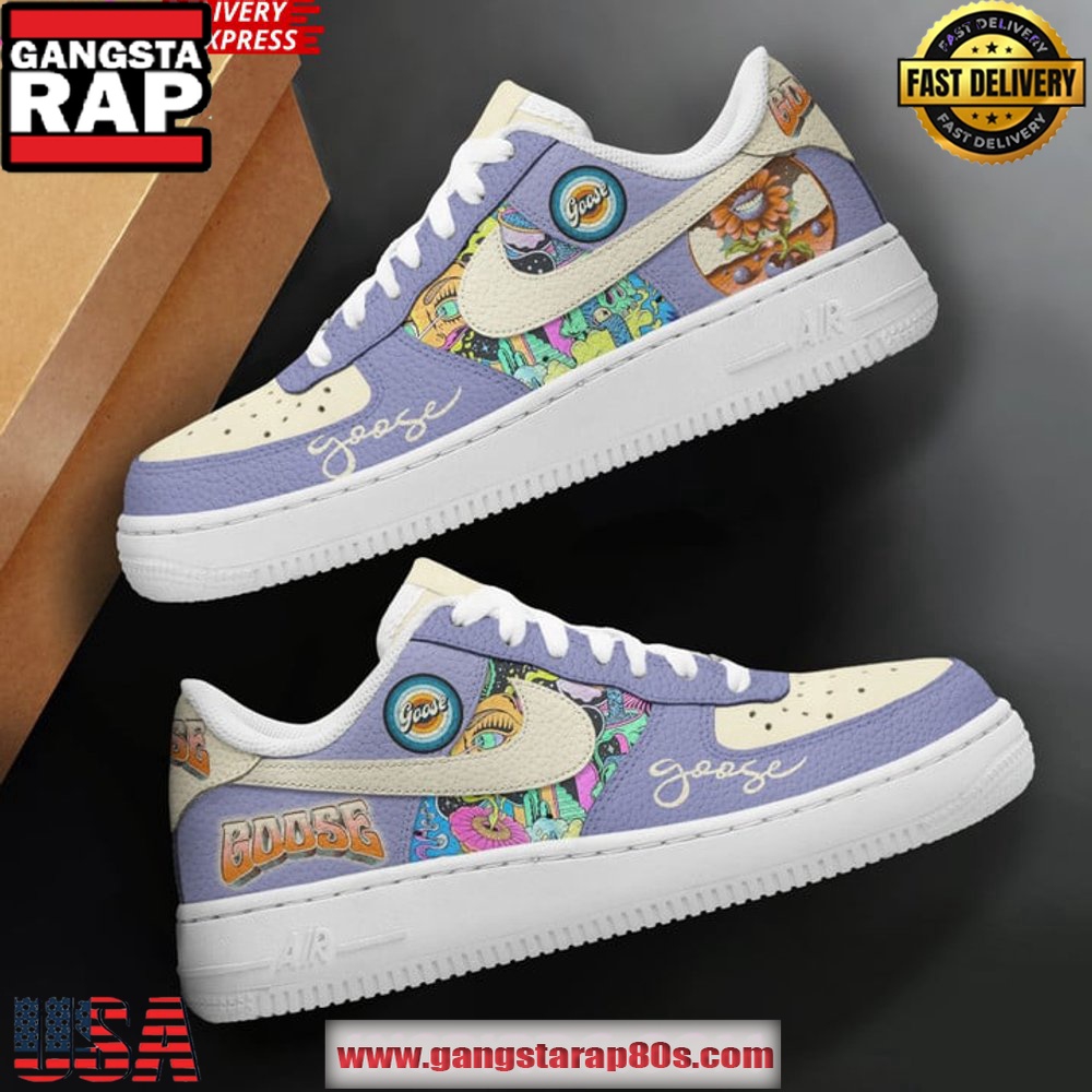 Goose Band Nike Limited Edition Air Force 1 Sneakers Shoes Goose Band Nike Limited Edition Air Force 1 Sneakers Shoes