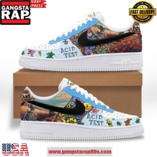 Grateful Dead Acid Test Limited Edition Air Force 1 Sneakers Shoes