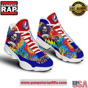 Grateful Dead Air Jordan 13 Sneakers Shoes