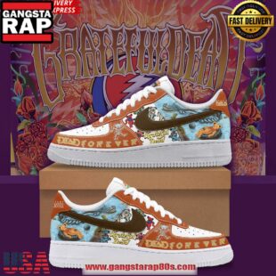 Grateful Dead Forever Limited Edition Air Force 1 Running Sneakers Shoes