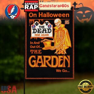 Grateful Dead Rise Again On Halloween House Garden Flags