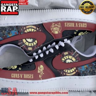 Guns N' Roses Limited Edition Air Force 1 Sneakers Shoes