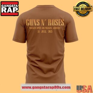 Guns N Roses World Tour to Germany 2025 Limited Edition T Shirt