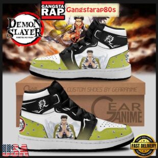 Gyomei Himejima Demon Slayer Air Jordan 1 Shoes