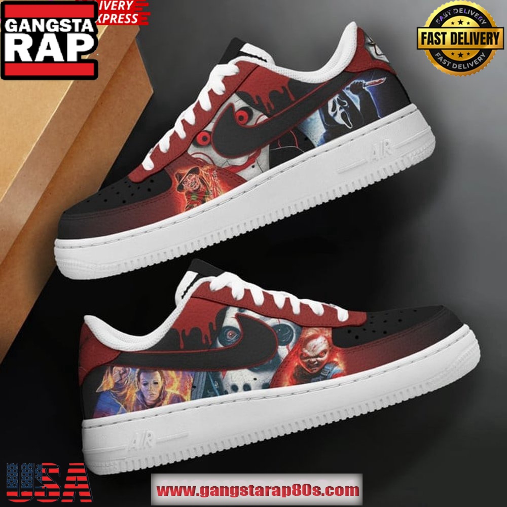 Halloween Night Limited Edition Air Force 1 Sneakers Shoes Halloween Night Limited Edition Air Force 1 Sneakers Shoes