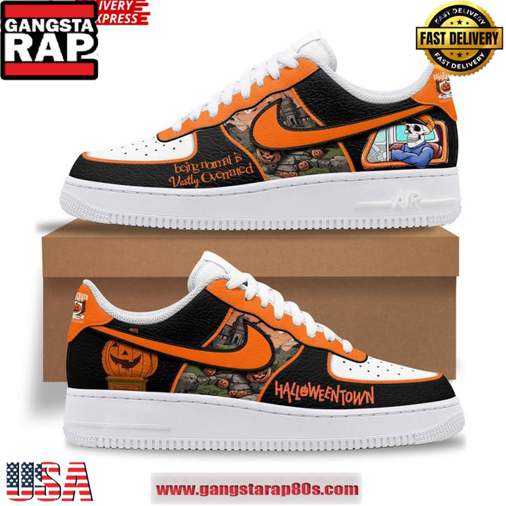 Halloweentown Limited Edition Air Force 1 Running Sneakers Shoes Halloweentown Limited Edition Air Force 1 Running Sneakers Shoes