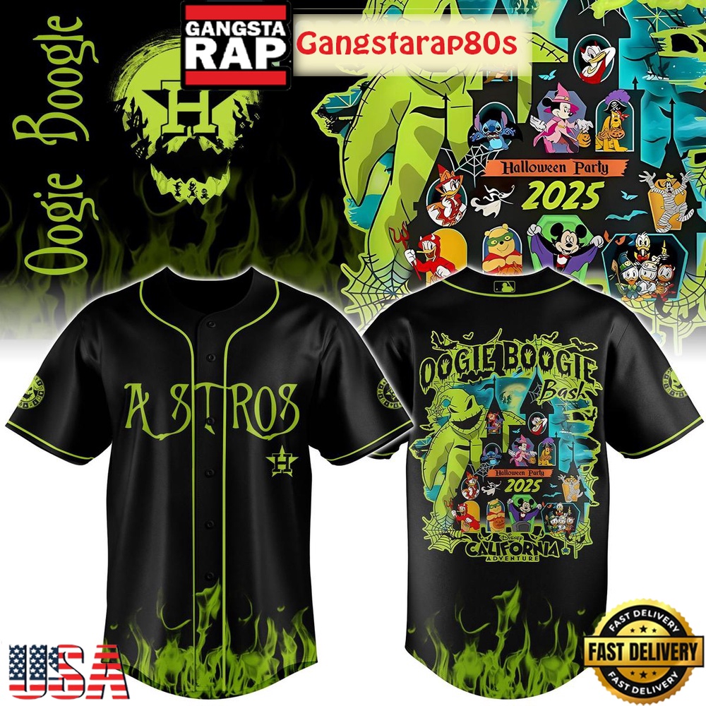 Houston Astros Mix Oogie Boogie Bash Halloween Party 2025 Baseball Jersey Houston Astros Mix Oogie Boogie Bash Halloween Party 2025 Baseball Jersey