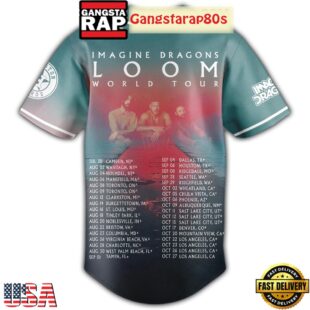 Houston Astros x Imagine Dragons Loom World Tour 2025 Baseball Jersey
