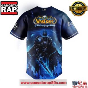 Houston Astros x Warcraft Wrath of the Lich King Baseball Jersey Shirt