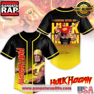 Hulk Hogan Thank you for the Memories Special Edition Baseball Jersey