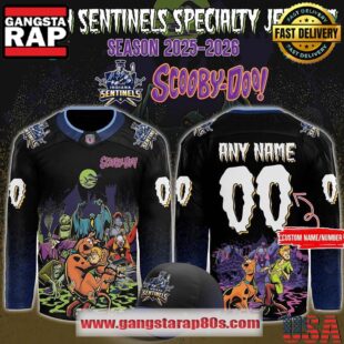 Indiana Sentinels x Scooby-Doo Night 2025 Custom Hockey Jersey