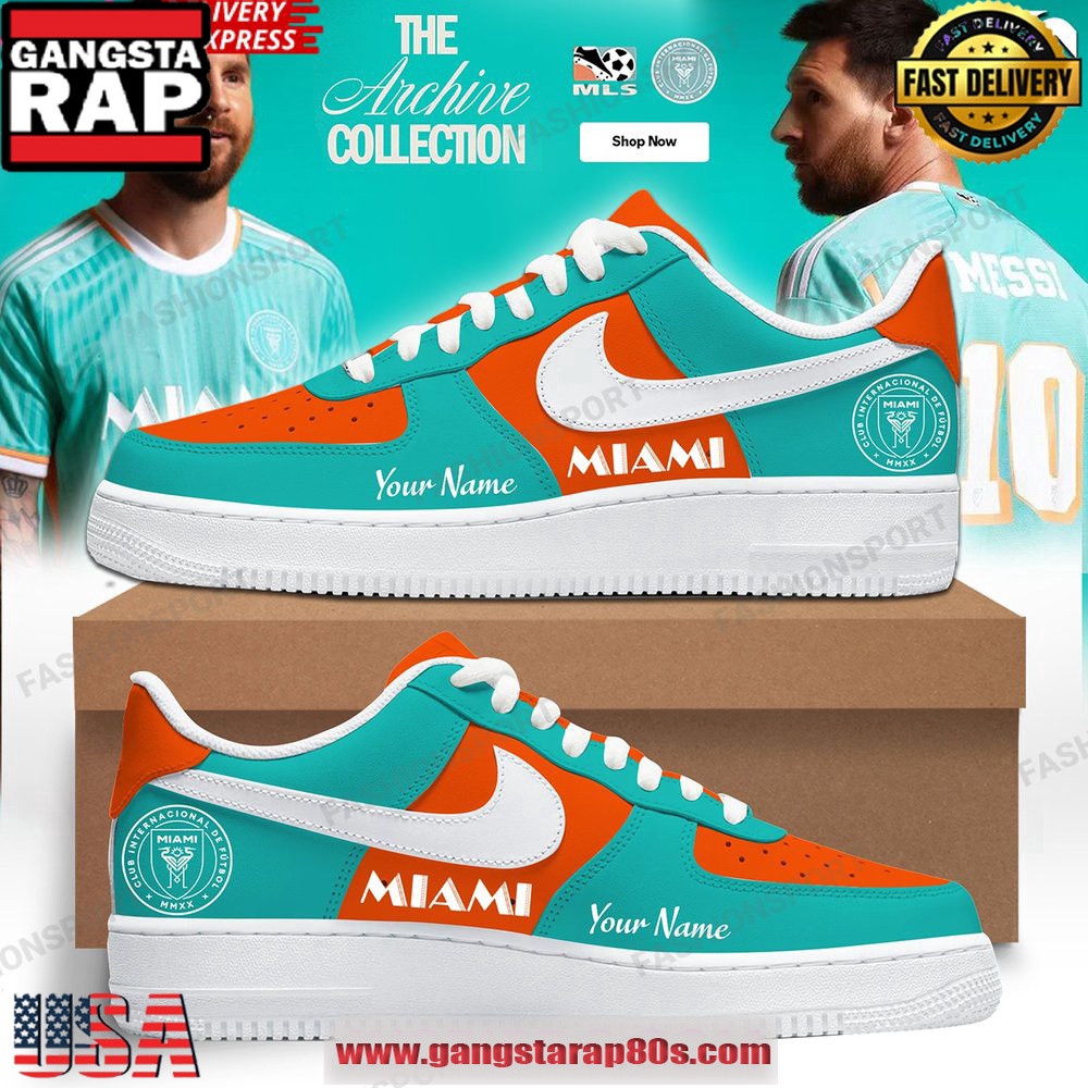 Inter Miami Messi Limited Edition Custom Air Force 1 Sneakers Shoes Inter Miami Messi Limited Edition Custom Air Force 1 Sneakers Shoes
