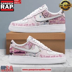 It Ends With Us Limited Edition Air Force 1 Running Sneakers Shoes