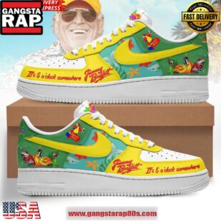 Jimmy Buffett Limited Edition Air Force 1 Sneakers Shoes