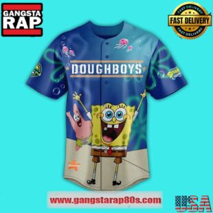 Johnson City Doughboys x SpongeBob Squarepants Night 2025 Custom Baseball Jersey Shirt