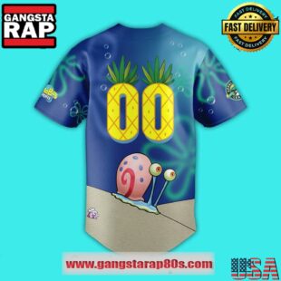 Johnson City Doughboys x SpongeBob Squarepants Night 2025 Custom Baseball Jersey Shirt
