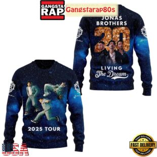 Jonas Brothers Living The Dream Tour 20 Years Special Hoodie