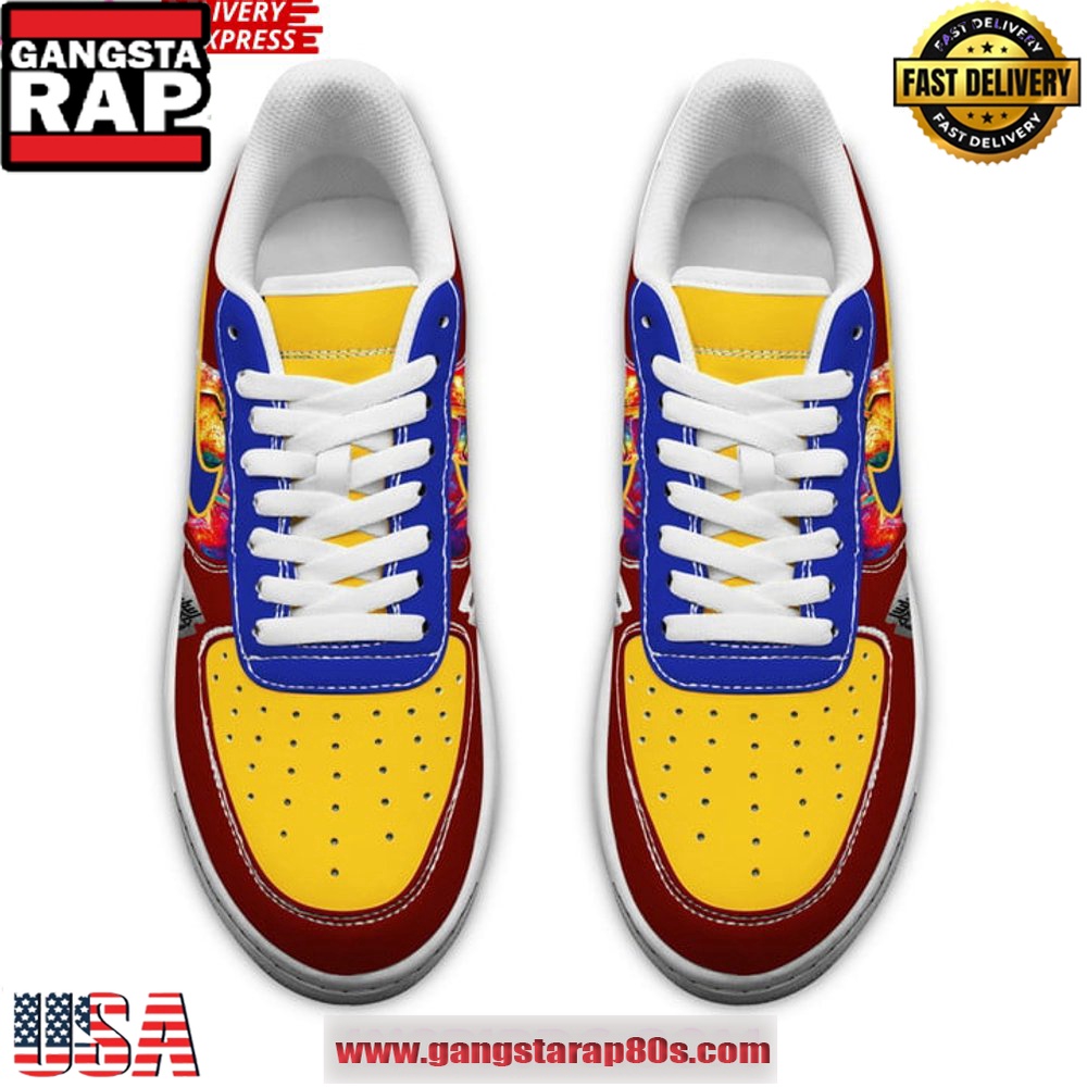 Judas Priest British Steel Limited Edition Air Force 1 Running Sneakers Shoes Judas Priest British Steel Limited Edition Air Force 1 Running Sneakers Shoes
