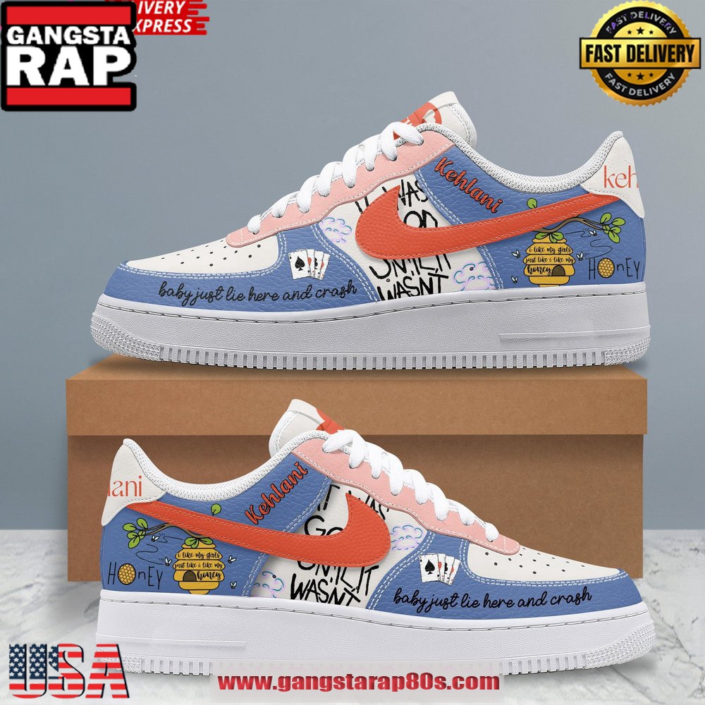 Kehlani Honey and Cards Limited Edition Air Force 1 Sneakers Shoes Kehlani Honey and Cards Limited Edition Air Force 1 Sneakers Shoes