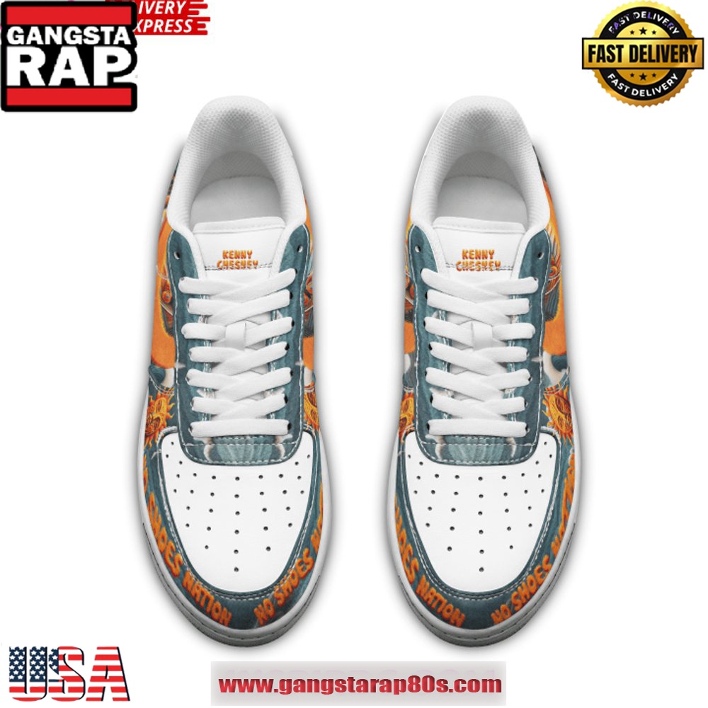 Kenny Chesney No Shoes Nation Air Force 1 Sneakers Shoes Kenny Chesney No Shoes Nation Air Force 1 Sneakers Shoes