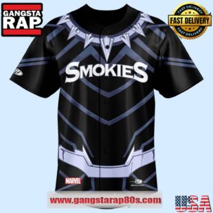 Knoxville Smokies Marvel Super Hero Night Special Design Custom Baseball Jersey Shirt