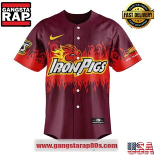 Lehigh Valley IronPigs x Hot Tamales Custom Baseball Jersey