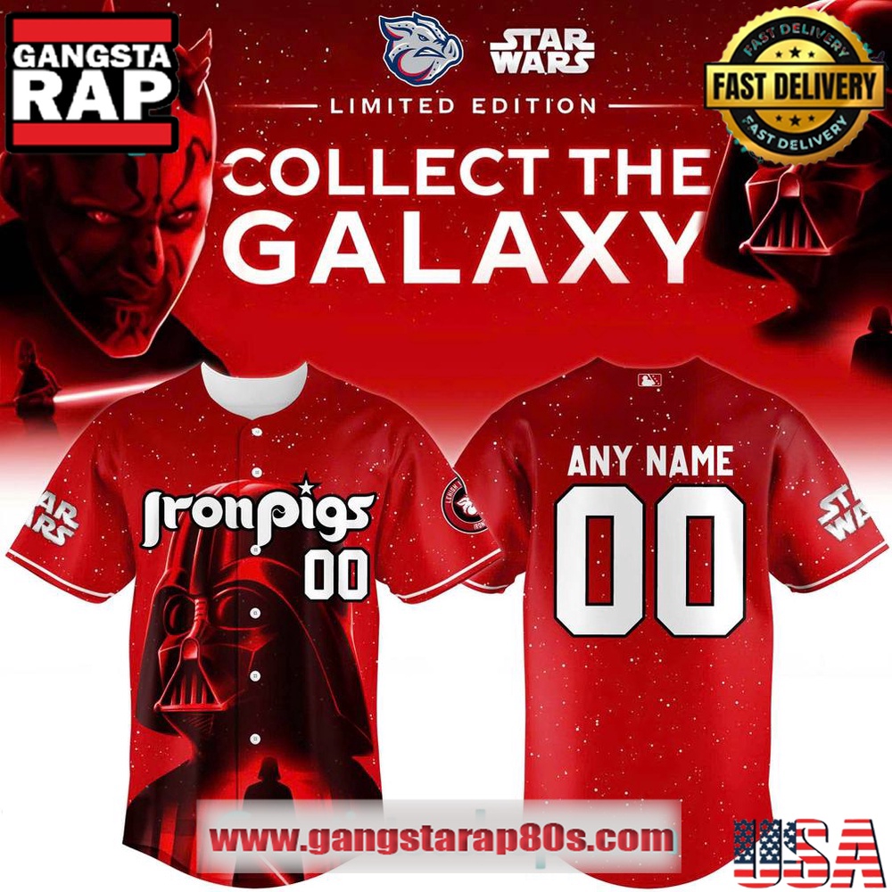 Lehigh Valley IronPigs x Star Wars 2025 Baseball Jersey Lehigh Valley IronPigs x Star Wars 2025 Baseball Jersey