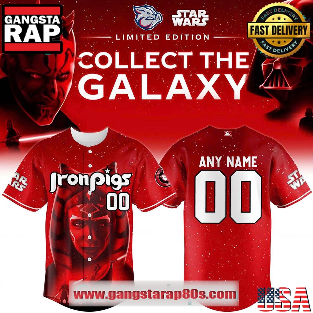 Lehigh Valley IronPigs x Star Wars 2025 Baseball Jersey Lehigh Valley IronPigs x Star Wars 2025 Baseball Jersey