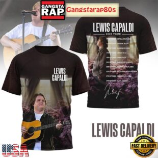 Lewis Capaldi 2025 Special Tour Shirt