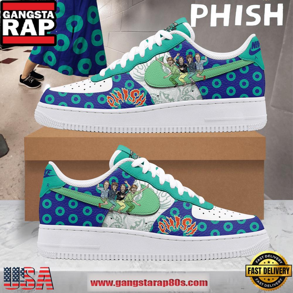 Limited Edition Phish 2025 Air Force 1 Running Sneakers Shoes Limited Edition Phish 2025 Air Force 1 Running Sneakers Shoes