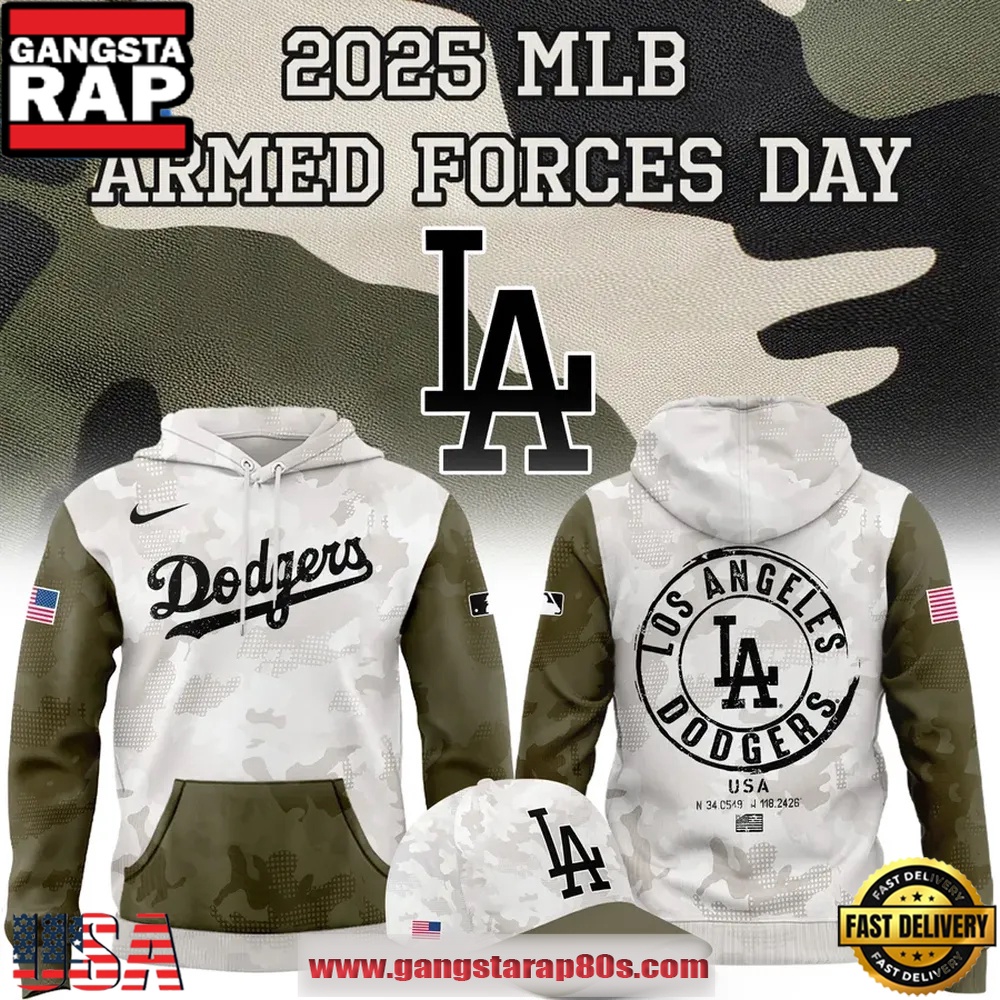 Los Angeles Dodgers 2025 MLB Armed Forces Day Special Hoodie Shirt Los Angeles Dodgers 2025 MLB Armed Forces Day Special Hoodie Shirt