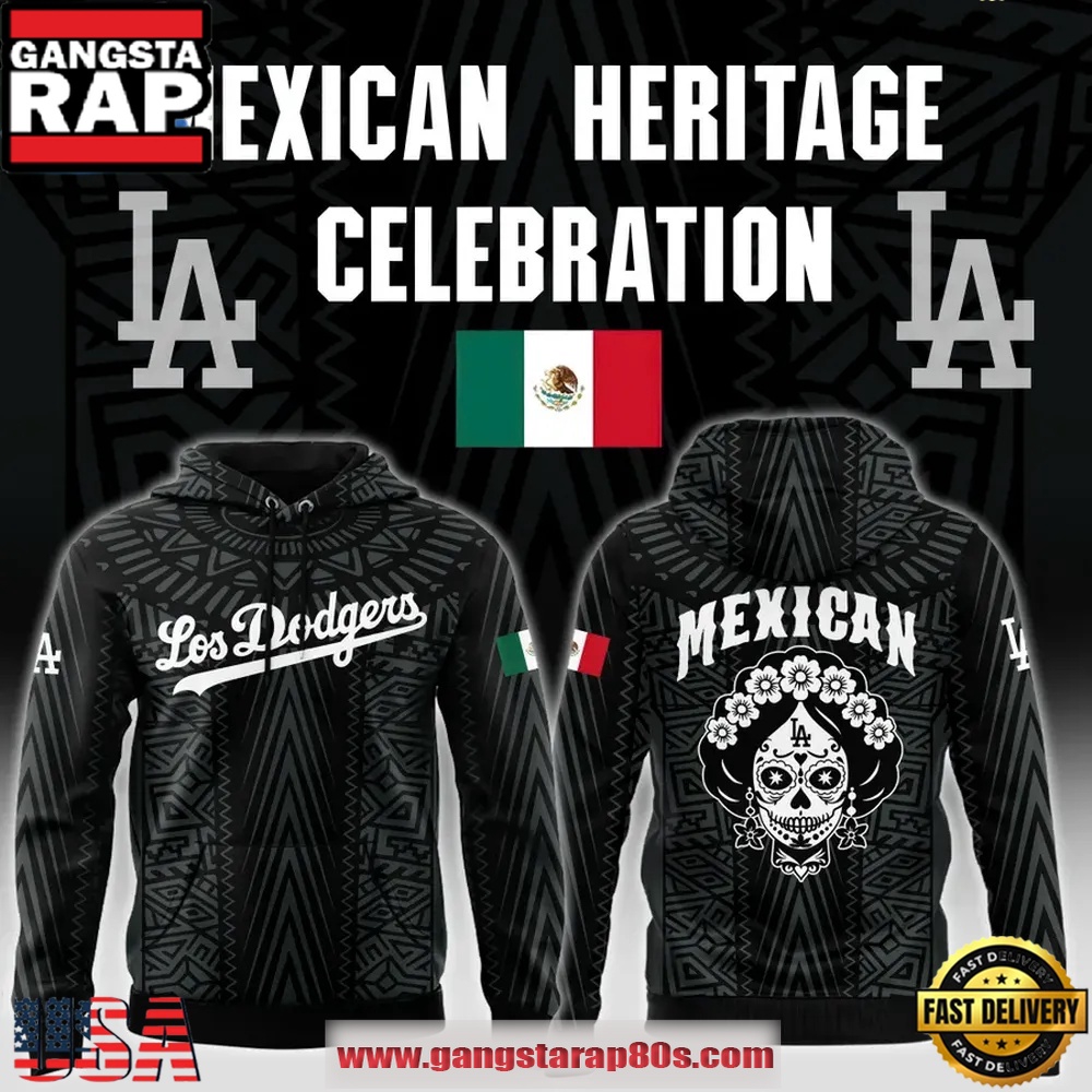 Los Angeles Dodgers Mexican Heritage Special Hoodie Shirt Los Angeles Dodgers Mexican Heritage Special Hoodie Shirt