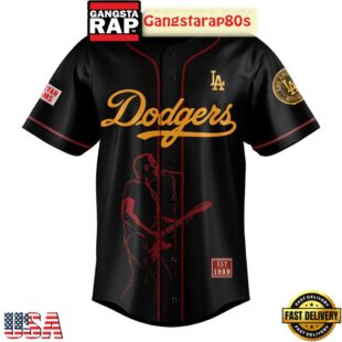 Los Angeles Dodgers x Bryan Adam Roll With Purchase Tour 2025 Baseball Jersey