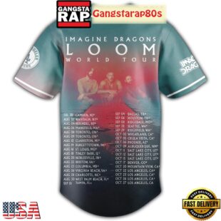Los Angeles Dodgers x Imagine Dragons Loom World Tour 2025 Baseball Jersey