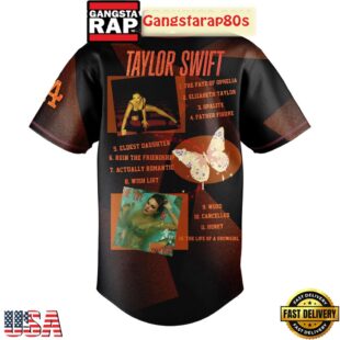 Los Angeles Dodgers x Taylor Swift Showgirl Era Special Baseball Jersey