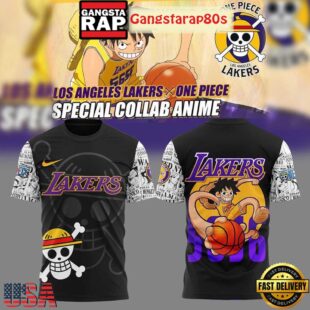 Los Angeles Lakers Collab One Piece Luffy Special Hoodie Shirt