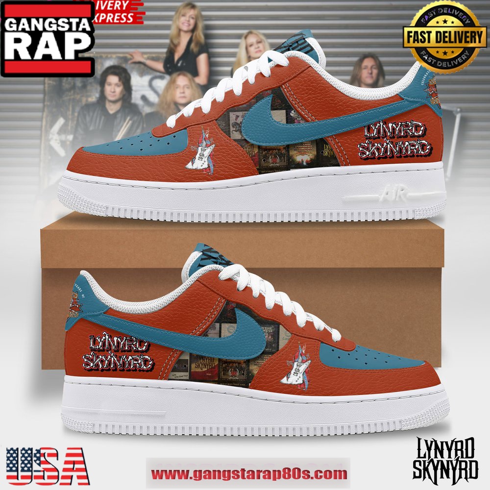 Lynyrd Skynyrd Rock Band Limited Edition Air Force 1 Running Sneakers Shoes Lynyrd Skynyrd Rock Band Limited Edition Air Force 1 Running Sneakers Shoes