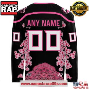Macon Mayhem x Cherry Blossom Custom Hockey Jersey