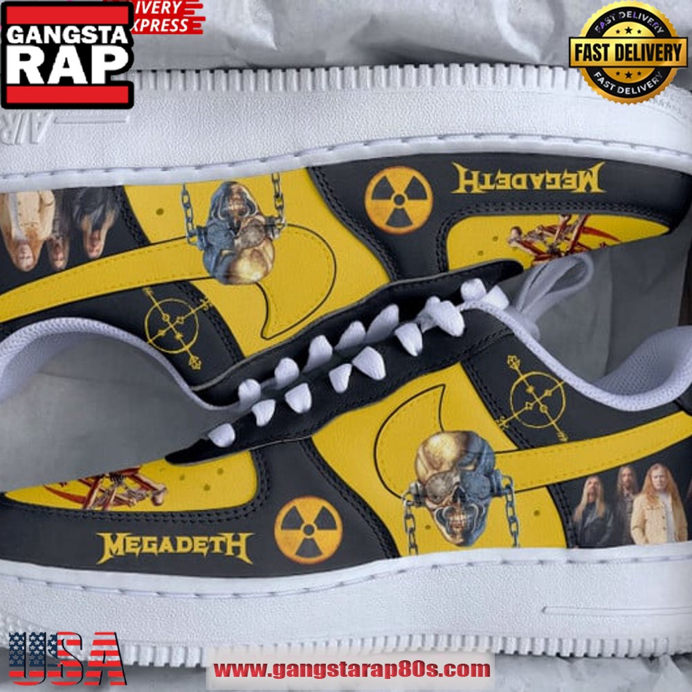 Megadeth Band Limited Edtion Air Force 1 Sneaker Sneakers Shoes
