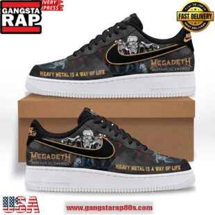 Megadeth Destroy All Enemies Limited Edition Air Force 1 Running Sneakers Shoes