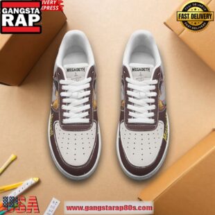 Megadeth Rust in Peace Limited Edition Air Force 1 Running Sneakers Shoes
