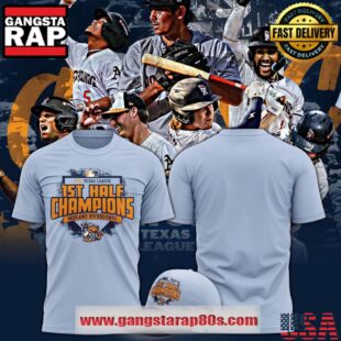 Midland RockHounds 1st Half Champions 2025 Texas League T Shirt