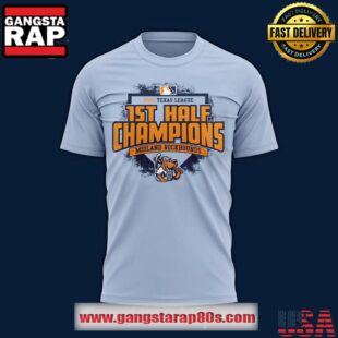 Midland RockHounds 1st Half Champions 2025 Texas League T Shirt