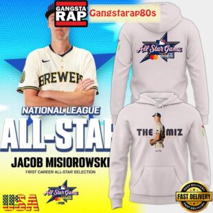 Milwaukee Brewers The Miz Jacob Misiorowski All Star Unisex Hoodie