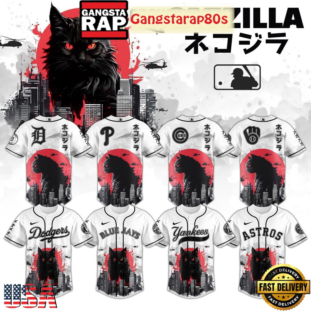 MLB All Team x Catzilla 2025 Limited Edition Baseball Jerse MLB All Team x Catzilla 2025 Limited Edition Baseball Jerse