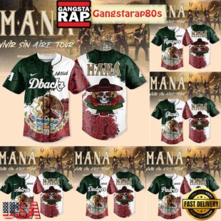 MLB All Team x MANA Vivir Sin Aire Tour 2025 Baseball Jersey