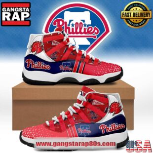 MLB Philadelphia Phillies Air Jordan 11 Sneakers Shoes