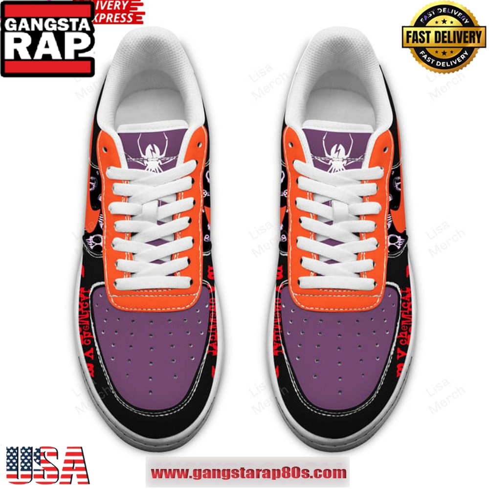 My Chemical Romance Limited Edition Air Force 1 Sneakers Shoes My Chemical Romance Limited Edition Air Force 1 Sneakers Shoes