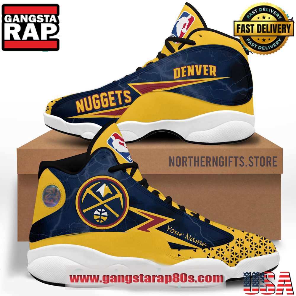 NBA Denver Nuggets Air Jordan 13 Sneakers Shoes NBA Denver Nuggets Air Jordan 13 Sneakers Shoes
