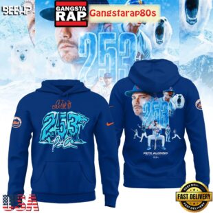 New York Mets Pete Alonso Hits Home Run 253 Unisex Hoodie
